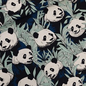 Panda party - french terry