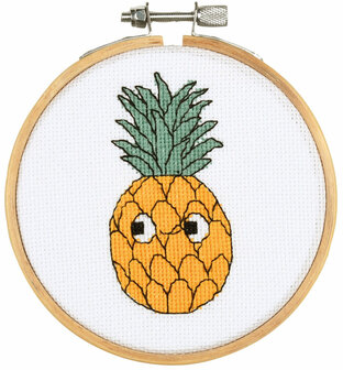 borduurset Eva Mouton ananas